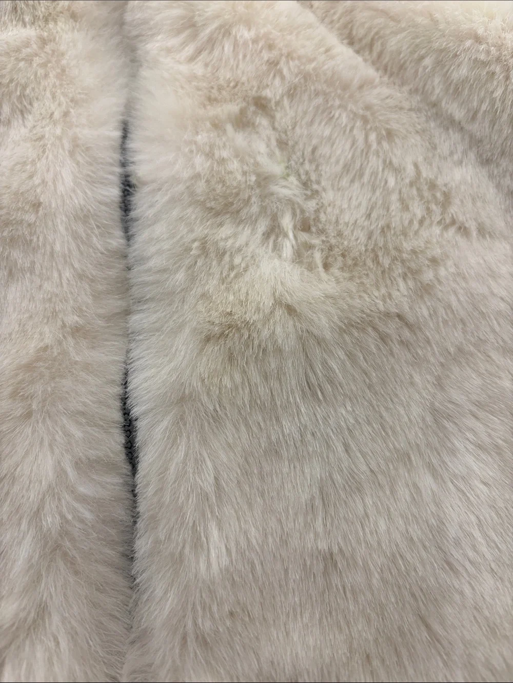 GAP Kids Faux Fur Zip Vest in Cream